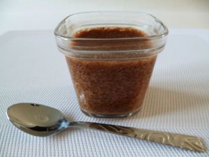 Recette "yaourts-gâteaux" maison au psyllium avec Nutrichoco et stévia (sans sucre ni beurre)