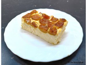 Recette Cheesecake sans pâte aux mirabelles (sans gluten) - Recette en vidéo