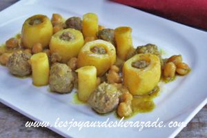 Recette Pommes de terre farcies, batata dolma