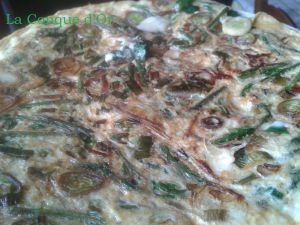 Recette Frittata aux asperges, blettes et auricchio-les recettes de Enzo