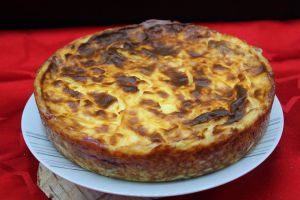 Recette Flan parisien aux quetsches (sans pâte)