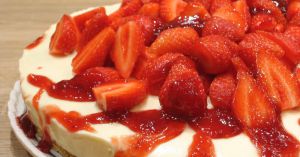 Recette Cheesecake fraises