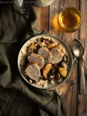 Recette Filet mignon au cidre et aux marrons