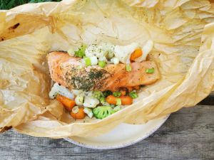 Recette Papillotes de saumon au sirop d'érable