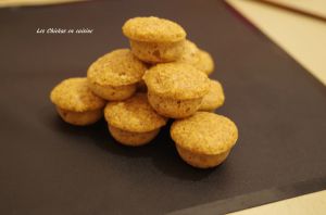 Recette Vegan: petit gâteaux aux pommes, à la cannelle, à la muscade et au gingembre