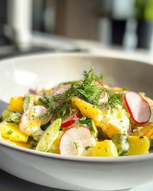 Recette Salade Crémeuse Gourmande : La Recette Facile et Savoureuse