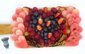 Recette Planche de fruits rouges d'été