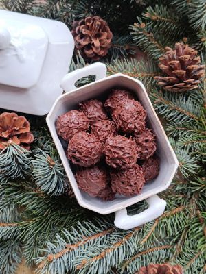 Recette Chardons au chocolat au lait et à la noix de coco