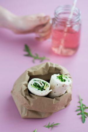 Recette Wraps au fromage de chèvre et avocat