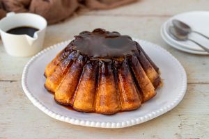 Recette Gâteau de semoule au caramel