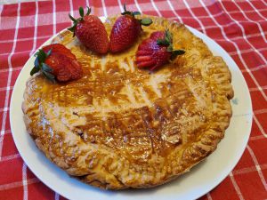 Recette Gâteau basque aux fraises