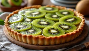 Recette Tarte au kiwi de grand-mère : un dessert qui fait fondre les cœurs