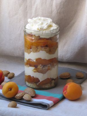 Recette Abricots au mascarpone et aux cantuccini