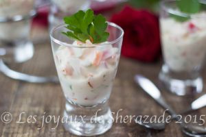 Recette Verrine apéritif pour entrée froide