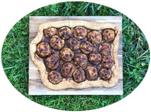 Recette Tarte aux pommes d'halloween - IG Bas