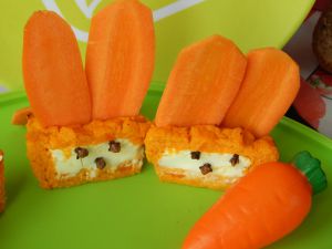 Recette Flans lapins aux carottes et fromage frais