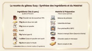Recette Gâteau Suzy Pierre Hermé : le fondant au chocolat