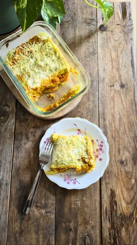 Recette Gratin ravioles de Roman et courge butternut