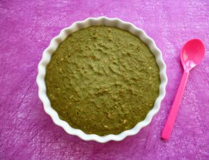 Recette Bowlcake hyperprotéiné pistache-lucuma-spiruline-graines (diététique, végan, sans gluten ni beurre-sucre-oeuf, riche en fibres)