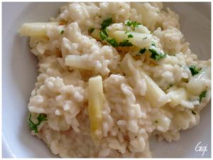 Recette Risotto aux asperges blanches