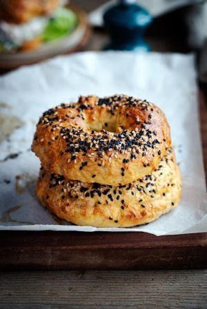 Recette Bagels express au yaourt