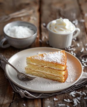 Recette Gâteau à la noix de coco recette facile et savoureuse