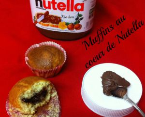 Recette Muffins au cœur de Nutella