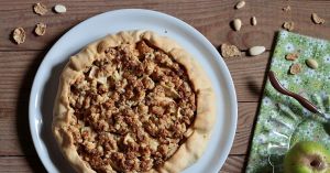 Recette Tarte crumble aux pommes