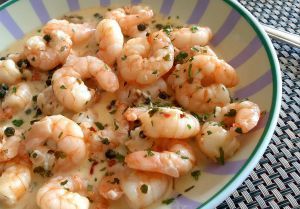 Recette Crevettes au poivre vert