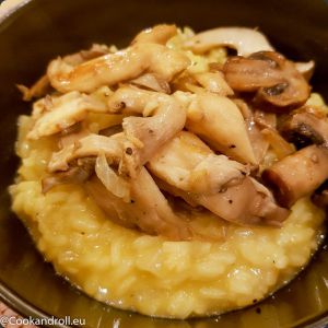 Recette Risotto alla milanese et champignons