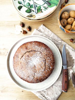 Recette Gâteau ardéchois au miel et aux noix