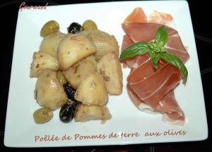 Recette Poêlée de pommes de terre aux olives *