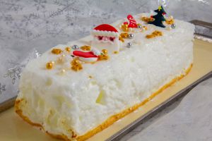 Recette Bûche Ile flottante