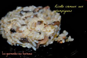 Recette Risotto crémeux aux champignons