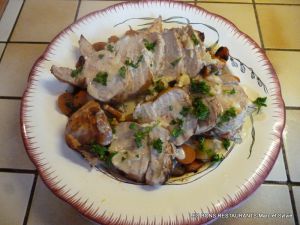 Recette Filet mignon de porc au saint-agur