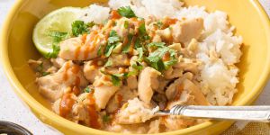Recette Slow Cooker Thai Peanut Chicken