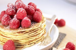 Recette Pancakes Framboises & Nutella®