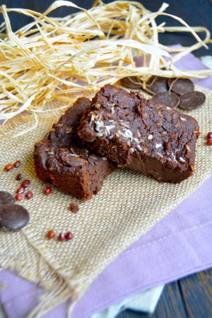 Recette Brownie aux haricots azukis (vegan&sans gluten)
