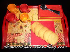 Recette Biscuits à la polenta et à l'orange