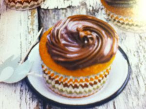 Recette Cupcakes coeur de nutella et glaçage nutella 100% regressif