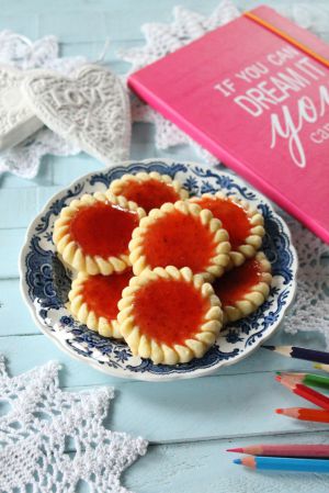 Recette Biscuits Tartelettes aux Fraises