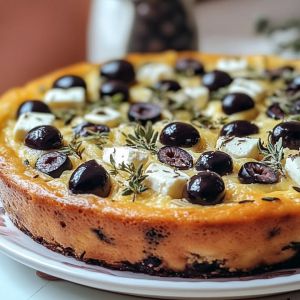 Recette Clafoutis Chèvre Olives : Recette Savoureuse et Facile