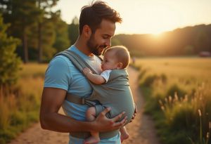 Recette Bienfaits du portage en porte-bébé pour le développement de bébé