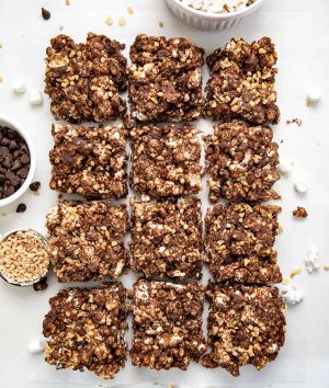 Recette Toffee Crunch Popcorn Bars