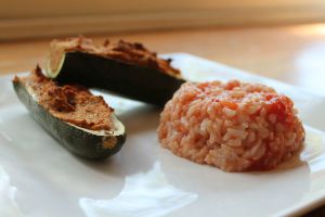 Recette Courgettes farcies végétales / Vegan stuffed zucchinis