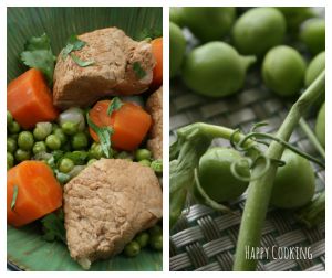 Recette Tajine de veau aux petits pois et à l’ail