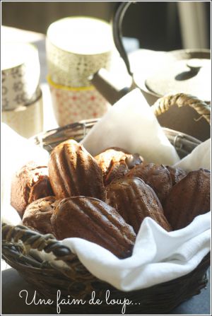 Recette Madeleines au chocolat