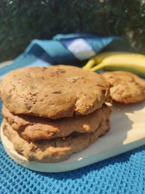 Recette Cookies banane peanut moelleux