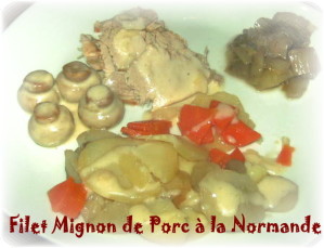 Recette Filet Mignon de Porc à la Normande