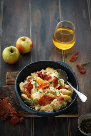 Recette Poulet au cidre et aux pommes